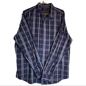 Used Banana Republic Flannel Holiday Party Mens Shirt